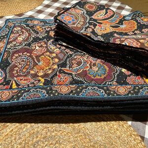 Vera Bradley Brand New 12 Placemats & 12 Napkins Set